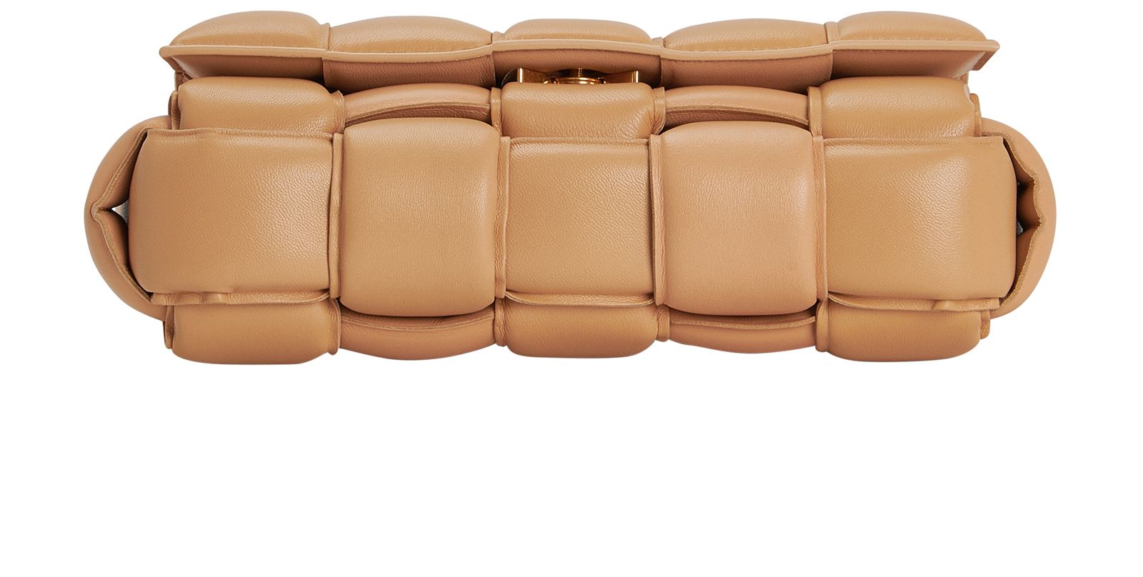 Padded Chain Cassette, &pound;1,300, Handbags, Beige, Leather, Top view